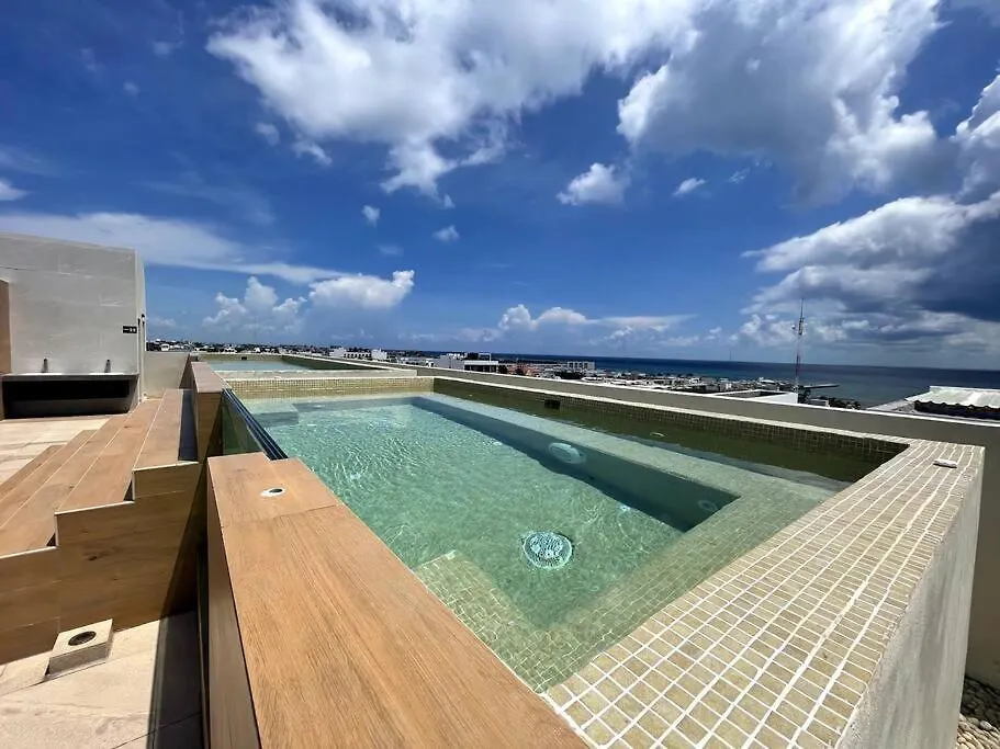 Apartmán Modern 5Th Av Apt - Rooftop Pool-Distrito Corazon F5 Playa del Carmen