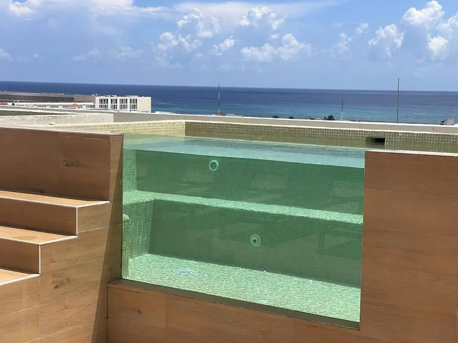 Modern 5Th Av Apt - Rooftop Pool-Distrito Corazon F5 Playa del Carmen