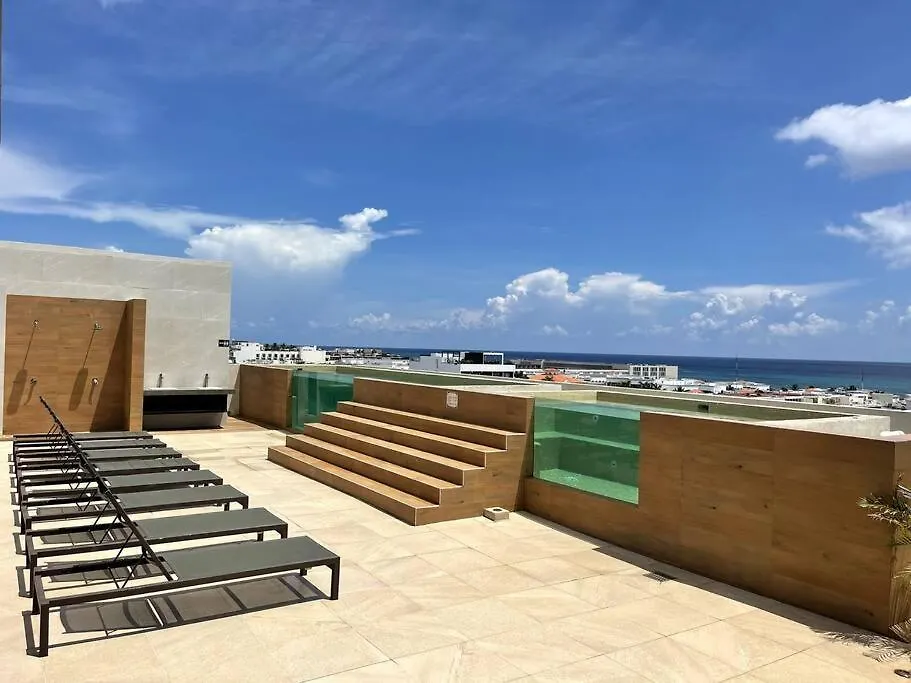 Modern 5Th Av Apt - Rooftop Pool-Distrito Corazon F5 Playa del Carmen Apartment